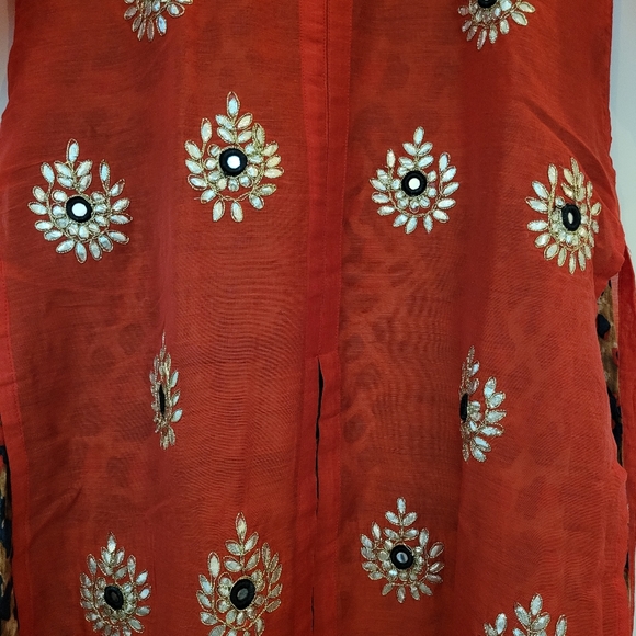 Gota Patti Lehenga Style Kurta - Picture 5 of 14